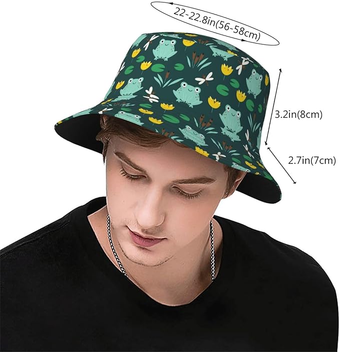 Bucket Hats Fashion Sun Cap Packable Outdoor Fisherman Hat for Women and Men