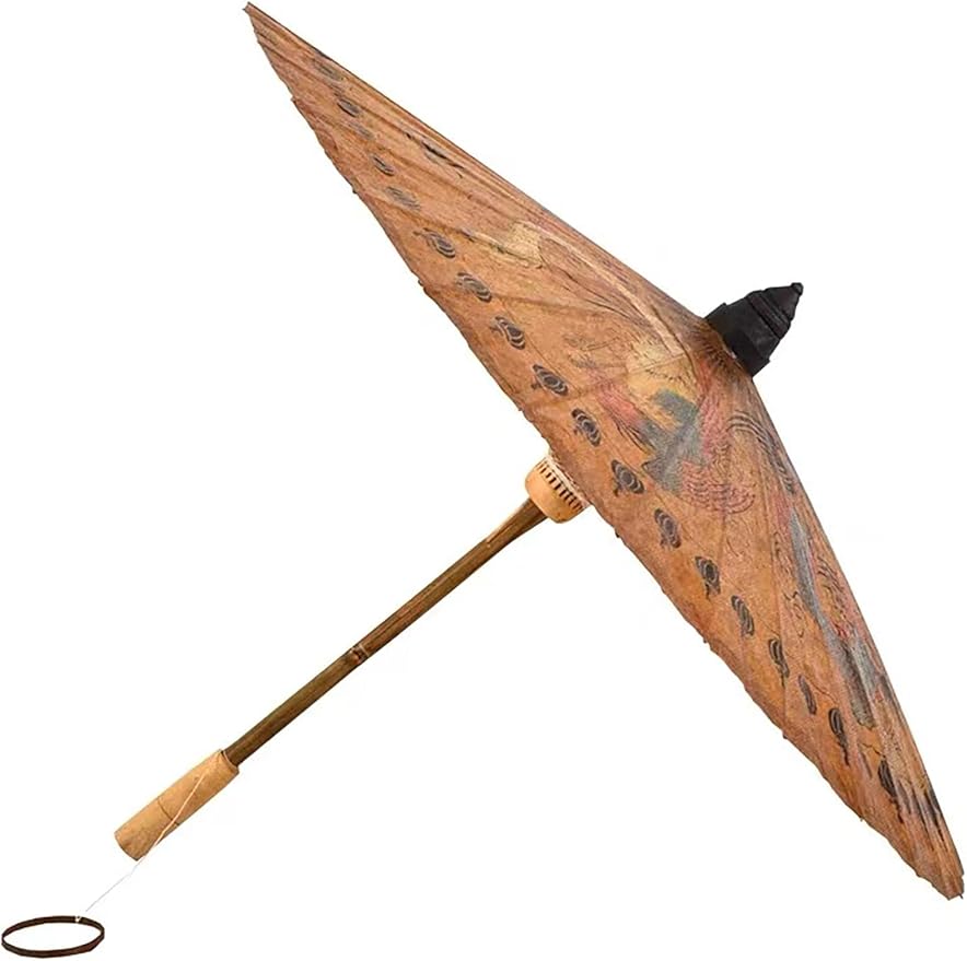 Chinese Japanese Handmade Parasol Umbrella,Asian Decoration DIY Art Dance Classical Umbrella for Wedding Parties Photography Costumes Cosplay