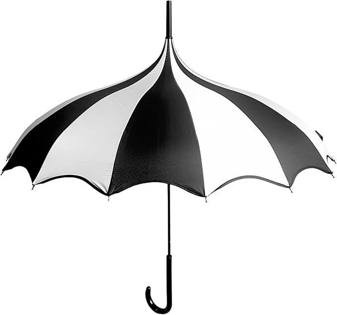 Full Size Dark Wing Pagoda Umbrella - Ideal for All Weather, Perfect for Vampires, Gothic Enthusiasts, and Lovers of Unique Bat Wing Style