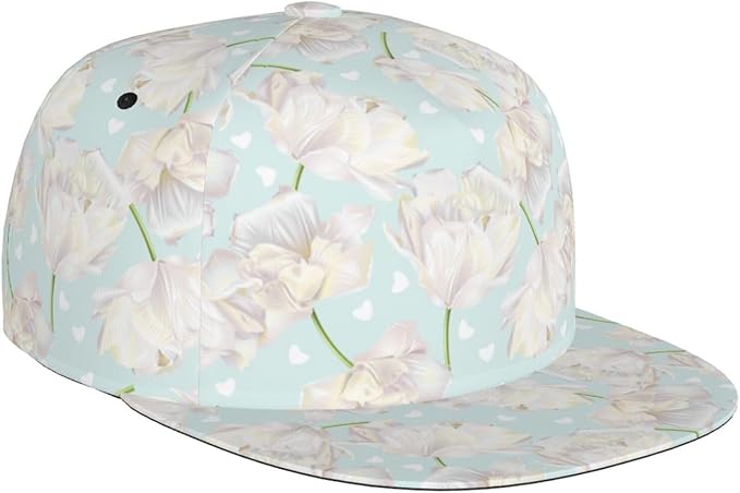 Tulip Flower Baseball Cap for Women Baseball Caps Flower Hat Tulip Baseball Hats Womens Cap for Outdoor