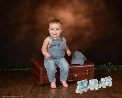 Kate 6.5x10ft Brown Photography Backdrop Abstract Headshot Painted Canvas Background Portrait Backdrop for Photographer