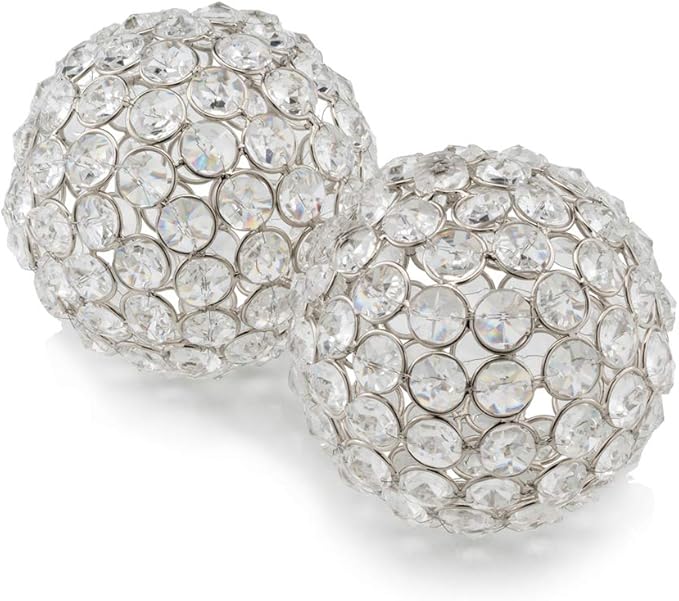 Modern Day Accents Sphere, 4 Inches, Silver