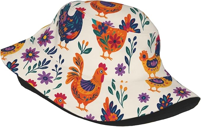 Vintage Clovers Bucket Hat Novelty Sun Hats Trendy Fisherman Cap for Men and Women