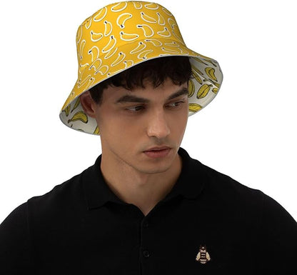 Bucket Hat Double-Side-Wear Reversible Sun Hat Beach Travel Hiking for Women Men