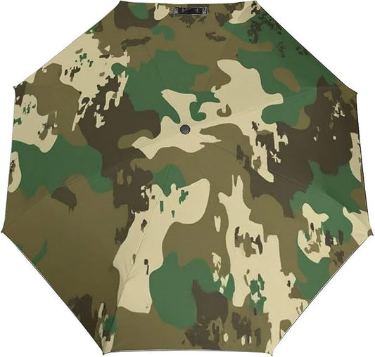 Fashion 3 Fold Sunny Rain Sunscreen Umbrella Portable Automatic Umbrella