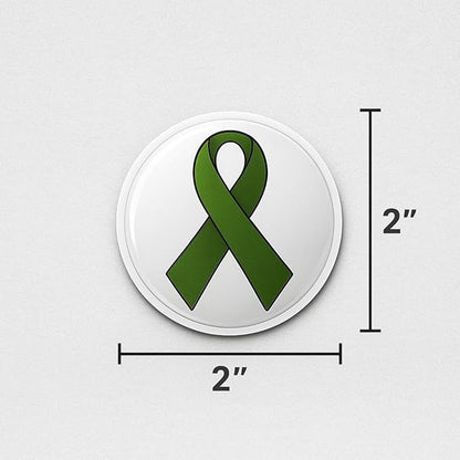 Leukemia Awareness Design with Orange Ribbon, Butterflies, and Flowers or Awareness Pattern 2" 18 Pack Scrapbooking Stickers Waterproof Vinyl Decals