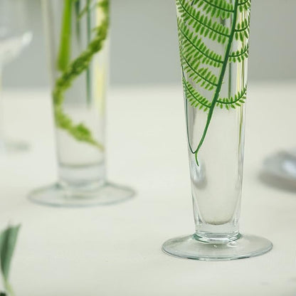 Efavormart 6pcs/Set 20" Tall Trumpet Heavy Duty Glass Centerpiece Vase for Wedding Party Banquet Events Centerpiece Decoration
