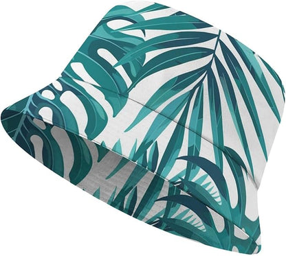 Wildflowers Floral Bucket Hat for Men Women, Summer Vacation Outdoor Travel Reversible Double Side Beach Caps Fisherman Hat