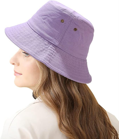 Malaxlx Unisex Bucket Hat Summer UPF 50+ Sun Protection Outdoor Beach Fishing Travel Hiking Hat