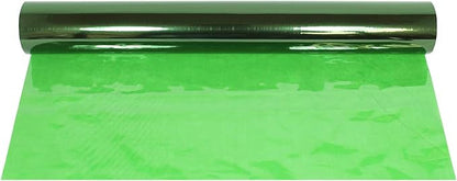 Cellophane Wrap Roll Green | 100’ Ft. Long X 16” in. Wide | 2.3 Mil Thick Transparent Green | Gifts, Baskets, Arts & Crafts, Treats, Cellophane Wrapping Paper | Colorful Cello Christmas, Holiday Color