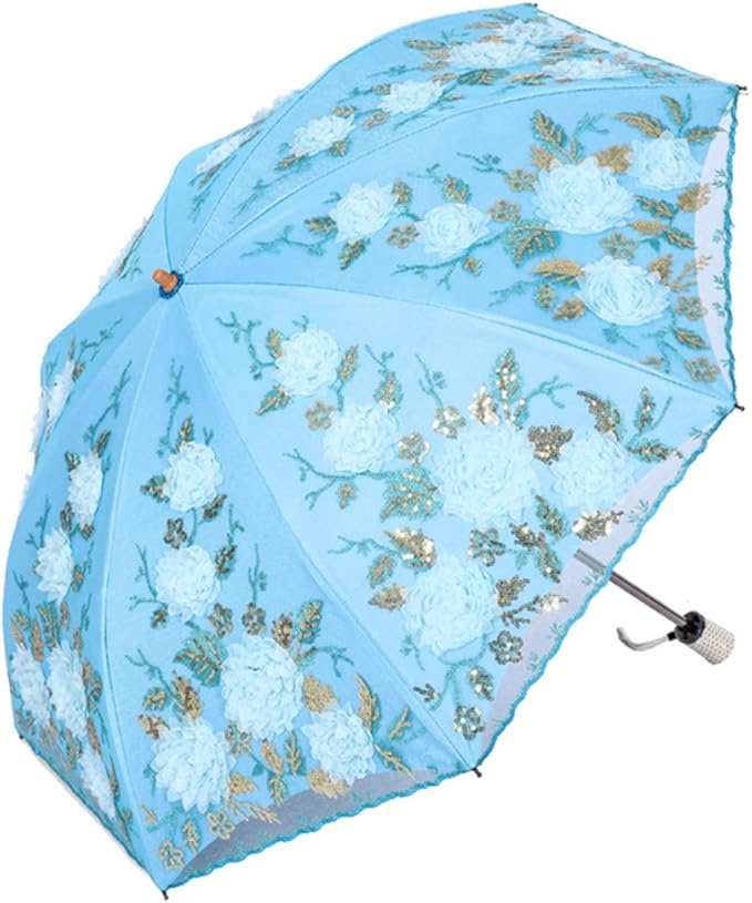 Honeystore Flower Lace Parasols for Wedding Party Lace Bridal Umbrella