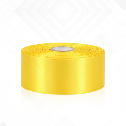 Yellow Satin Ribbon 1-1/2 Inch 30 Yards, Yellow Ribbon for Gift Wrapping, Flower Bouquet, Crafts, Baby Shower, Christmas, Easter and Bow Making