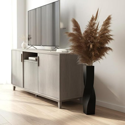 Tall Vase On Floor, 27.56" Twisted Geometric Flower Vase for Home, Living Room, Flower Centerpieces, Shelf, Table, Decor, Creative Unique Decorative Vases