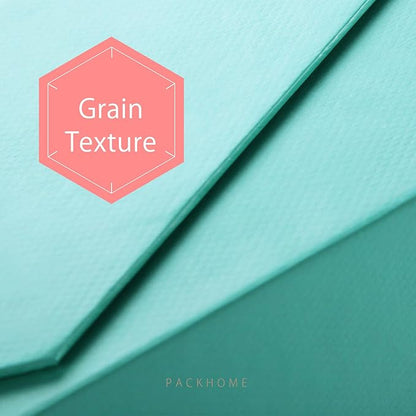 PACKHOME 6 Gift Boxes 9x6.5x3.8 Inches, Rectangle Collapsible Boxes with Magnetic Lids for Gift Packaging (Matte Turquoise, Grain Texture)