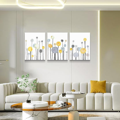 Abstract paintings 3 Piece framed Canvas Wall Art for living room bathroom Wall Decor Canvas Prints Office kitchen wall Artwork Home Decor Flowers Pictures Poster bedroom Large size wall Decorations