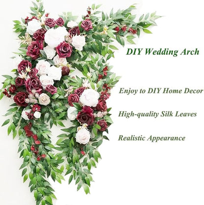 24Pcs Italian Ruscus Greenery Stems Artificial Silk Greenery Plants Spray for DIY Wedding Arch Bouquet Filler Table Centerpieces Home Decor