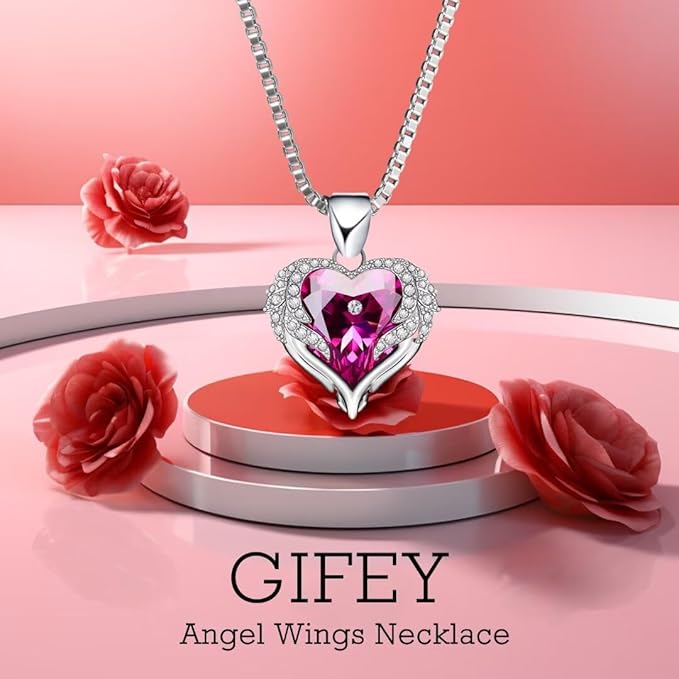 Chritmas Rose Gifts for Women,Preserved Rose with Necklace Forever Flowers Pink Rose Birthday Gifts for Women Mom Grandma Her Wife Girlfriend on Christmas Valentines Day Anniversary Birthday Gifts