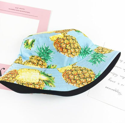 Malaxlx Bucket Hat Beach Sun Hat Fishing Hat for Women Men, Outdoor Travel Reversible Double Side Wear Fisherman Hat