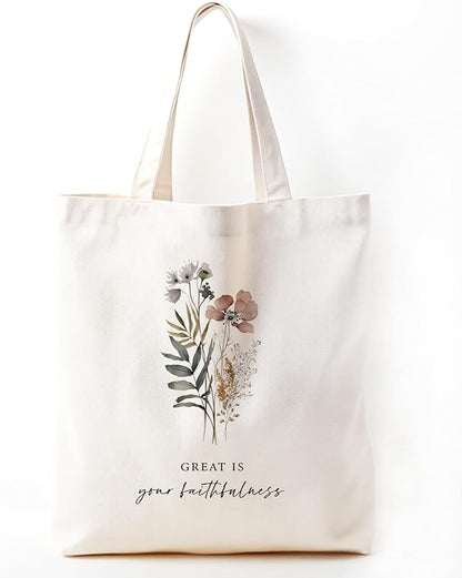 Christian Tote Bag, Christian tote Bag for Women, Bible tote bag, Bible Tote Bags for Women, Foral Tote Bag