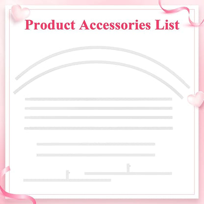 Wokceer Wedding Arch Backdrop Stand 8 FT Metal Arch Backdrop Stand for Wedding Ceremony Birthday Party Bridal Shower Floral Balloon Arch Decoration