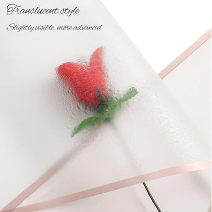 512Pcs Flower Wrapping Paper Kit with 120 Sheets Waterproof Floral Wrapping Paper 3D Butterfly Decor Crowns,Bouquet Pins Ribbons,DIY Crafts for Mother's Day Valentines Graduation Birthday Gift