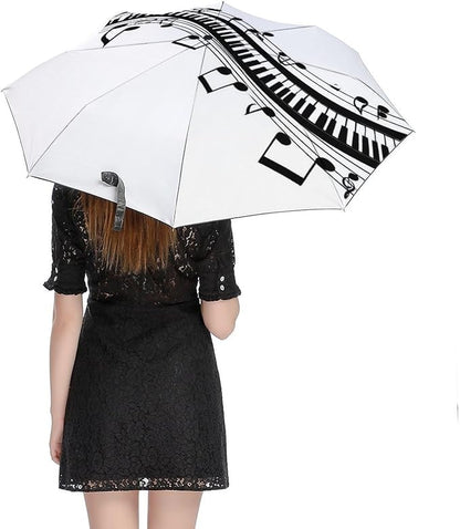 Fashion 3 Fold Sunny Rain Sunscreen Umbrella Portable Automatic Umbrella