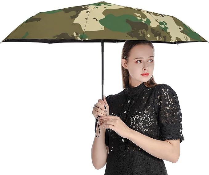 Fashion 3 Fold Sunny Rain Sunscreen Umbrella Portable Automatic Umbrella
