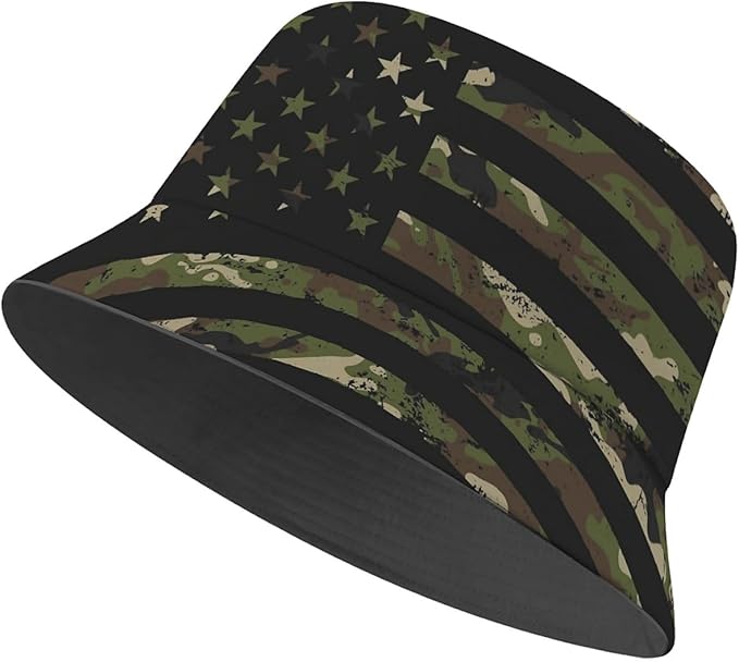 Bucket Hat for Women Men Unisex Sun Cap Packable Outdoor Fisherman Hat Headwear,Reversible Double-Side-Wear