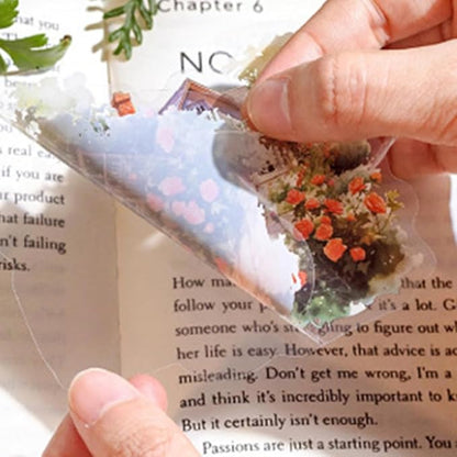 180pcs PET Garden Landscape Scrapbook Paper Journaling Sticker Flower Stickers for Scrapbooking Vintage Stickers Aesthetic Flowers Floral Sticker Pack Junk Journal Decorative Paper Scrapbook Supplies