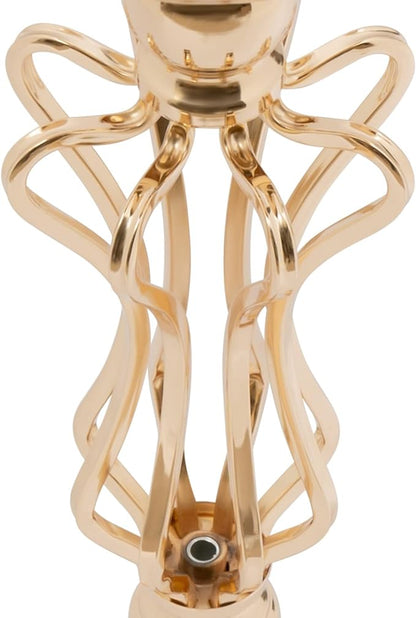 10Pcs Gold Flower Vase for Wedding Table Centerpieces 21.7" Tall Large Metal Flower Trumpet Vases DIY Flower Display Organizer for Anniversary Decor(10Pcs/Gold)