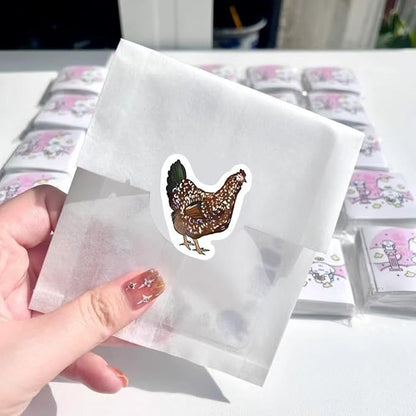 1000 Pcs Chicken Stickers Bulk 2 Roll 1 Inch,Funny Chicken Stickers for Kids Classroom Boys Girls School Students.Cute Animal Sticker Pack Gift for Party Favors Book Water Bottles Laptop