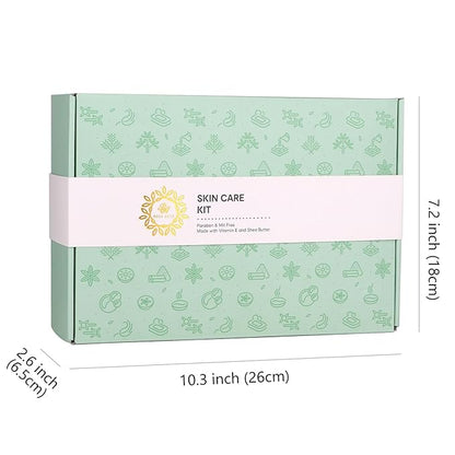Tea Tree 23 Pcs Facial Skin Care Set, Bath and Body Gifts for Women & Men, Self-Care Relaxation Gifts, Home Spa, Sheet Mask, Gel Eye Mask, Gua Sha, Cream, Birthday, Christmas, Valentines, Mother Day