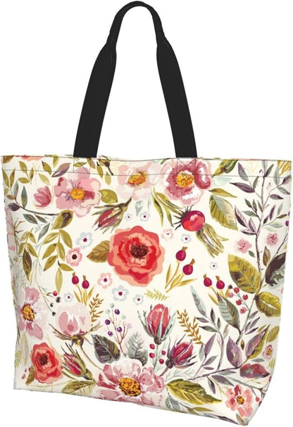 Sunflower Tote Bag For Women, Waterproof Shoulder Bags Big Reusable Grocery Handbag For Shopping Picnic Work Beach
