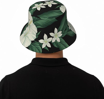 Vintage Clovers Bucket Hat Novelty Sun Hats Trendy Fisherman Cap for Men and Women