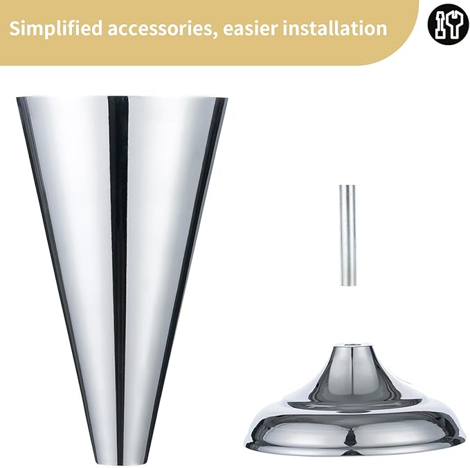 10 Pcs Tabletop Metal Wedding Flower Trumpet Vase, 9.8 inch Table Decorative Centerpiece Artificial Flower Arrangements for Anniversary Ceremony Party Birthday Event Aisle Home Decoration, Silver