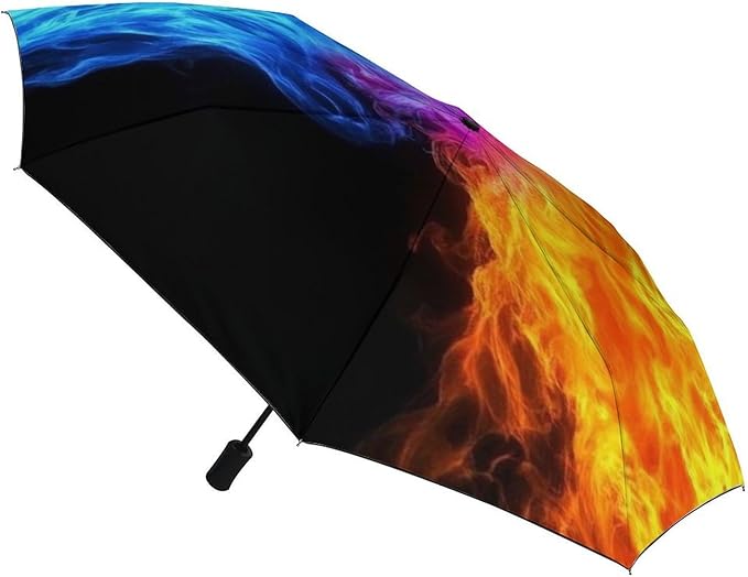 Fashion 3 Fold Sunny Rain Sunscreen Umbrella Portable Automatic Umbrella