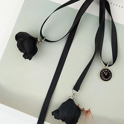 Double Face Black Satin Thin Ribbon 1/8 inch X 50 Yards Polyester Black Ribbon for Gift Wrapping Very Suitable for Weddings Party Hair Bow Invitation Decorations and More