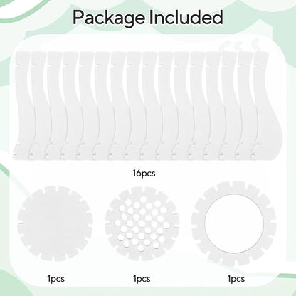 Wooden Vase for Lego Flowers - Wooden Vase for Lego Bouquet, Wood Vases Puzzle Set for LegoRoses Sunflower Tulips, Vases Kit for Artificial Bouquet Arrangement Home and Office Decoration (White)