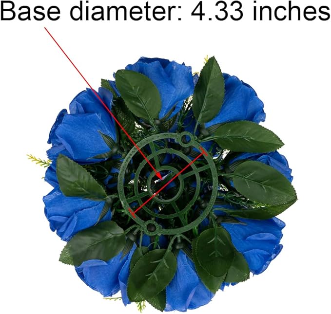 Flower Centerpieces for Wedding Tables: Wedding Table Decorations Royal Blue Flower Balls Centerpieces for Engagement Cerebration Party Center Pieces 2 Packs