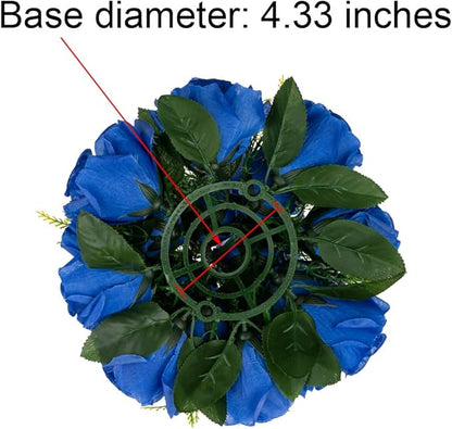 Flower Centerpieces for Wedding Tables: Wedding Table Decorations Royal Blue Flower Balls Centerpieces for Engagement Cerebration Party Center Pieces 2 Packs