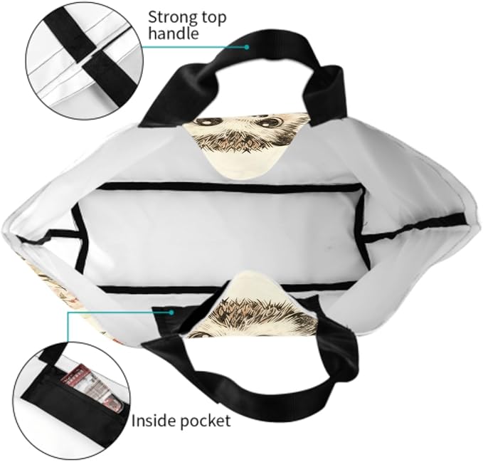 Shoulder Bag Large Reusable Eco-friendly Shopping Bags Portable Storage Handbag