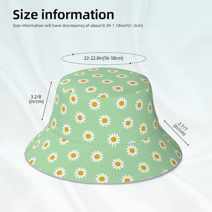 Bucket Hat Double-Side-Wear Reversible Sun Hat Beach Travel Hiking for Women Men