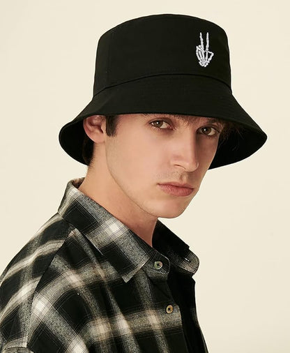 Malaxlx Unisex Bucket Hat Summer UPF 50+ Sun Protection Outdoor Beach Fishing Travel Hiking Hat
