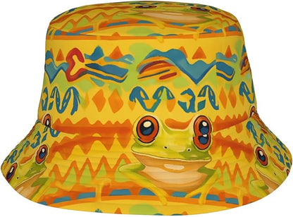 Cute Potted Cactus Bucket Hat Novelty Sun Hats Trendy Fisherman Cap for Men and Women