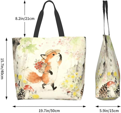 Shoulder Bag Large Reusable Eco-friendly Shopping Bags Portable Storage Handbag