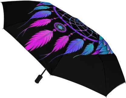 Fashion 3 Fold Sunny Rain Sunscreen Umbrella Portable Automatic Umbrella