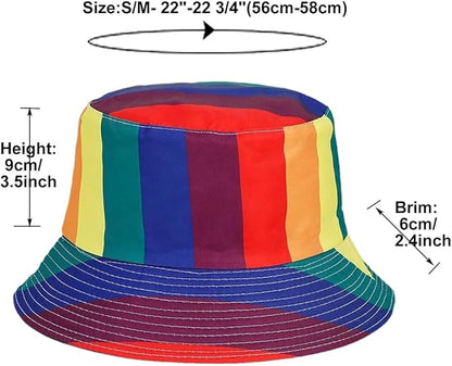 Quanhaigou Bucket Hat for Men Women,Packable Reversible Printed Sun Hats,Fisherman Outdoor Summer Travel Hiking Beach Caps