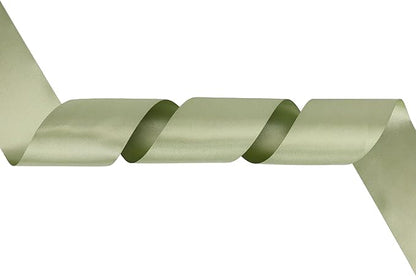 MEEDEE Green Satin Ribbon Lux Double Faced Satin Ribbon 3 Inch Green Christmas Ribbons by 10 Yards Olive Green Ribbons for Christmas Tree, Flower Bouquet, Weddings, Bow Making, Holiday Decorating