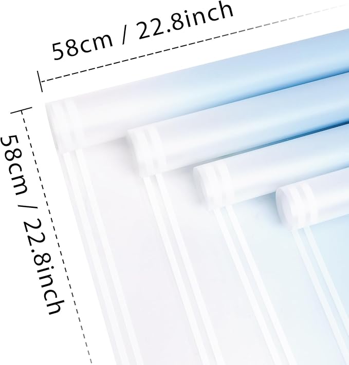 NESCCI 20 Sheet Flower Wrapping Paper - Waterproof Floral Bouquet Wrapping Paper, Florist Supplies Packaging Paper for Wedding Birthday Gift DIY (Gradient Blue)