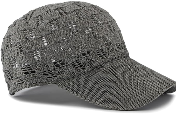 FASHIXD Knit Mesh Baseball Cap for Women - Breathable Summer Trucker Hat